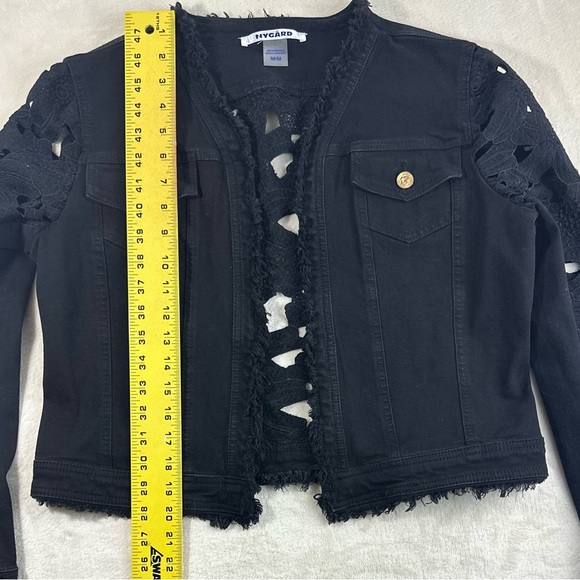🖤 Nygård Black Crochet Sleeve & Back Jacket - Picture 10 of 12